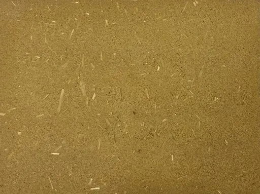 [95.590] Base - sample basisleem, oker met stro, SI, aardvochtig 